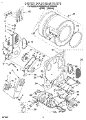 Part Location Diagram of 696658 Whirlpool SEAL