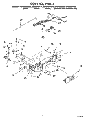 CONTROL PARTS Diagram and Parts List for GD5SHAXNB01  Whirlpool Refrigerator