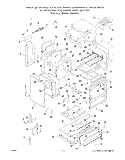 LOWER OVEN DOOR Diagram and Parts List for 1893^0A  Whirlpool Wall Oven