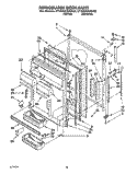 REFRIGERATOR DOOR Diagram and Parts List for ET22DKXAN02  Whirlpool Refrigerator