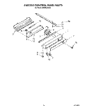 FREEZER CONTROL PANEL Diagram and Parts List for 4KSRF36DTX1  KitchenAid Refrigerator