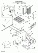 UNIT PARTS Diagram and Parts List for 6GD25DCXHS10  Whirlpool Refrigerator