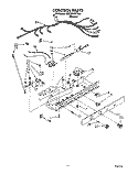 CONTROL Diagram and Parts List for 4ED22DWXTN01  Whirlpool Refrigerator