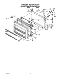 FREEZER DOOR Diagram and Parts List for ET20RKXXW01  Whirlpool Refrigerator