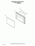 FREEZER DOOR PARTS Diagram and Parts List for IX5HHEXWS07  Whirlpool Refrigerator