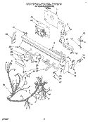 CONTROL PANEL, LIT/OPTIONAL Diagram and Parts List for KUDJ23HYWH3  KitchenAid Dishwasher