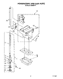 POWERSCREW AND RAM Diagram and Parts List for TU8100XTP1  Whirlpool Trash Compactor