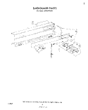 BACKGUARD Diagram and Parts List for SF333PEKT0  Whirlpool Range