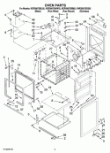 OVEN PARTS Diagram and Parts List for KERS807SBB02  KitchenAid Range