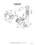 BLOWER Diagram and Parts List for KUDA220T0  KitchenAid Dishwasher