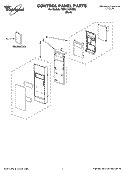 Part Location Diagram of W10164598 Whirlpool PANL-CNTRL
