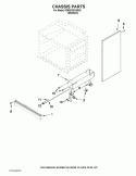 CHASSIS PARTS Diagram and Parts List for KDRU763VSS02  KitchenAid Range