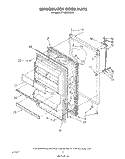 REFRIGERATOR DOOR , LIT/OPTIONAL Diagram and Parts List for ET14ZKXWN00  Whirlpool Refrigerator