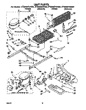 UNIT Diagram and Parts List for ET20NMYAN00  Whirlpool Refrigerator