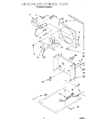 SECTION Diagram and Parts List for TD4000XF0  Whirlpool Dehumidifier