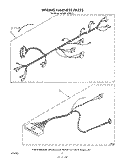 WIRING HARNESS Diagram and Parts List for KCMS135SBL6  KitchenAid Microwave