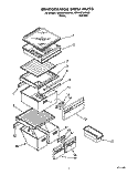REFRIGERATOR SHELF Diagram and Parts List for 4ED25DQXVN00  Whirlpool Refrigerator