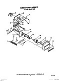 ICE CONTAINER Diagram and Parts List for KSRF42DTX20  KitchenAid Refrigerator