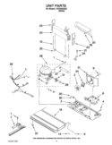 UNIT PARTS Diagram and Parts List for ITB19440Q02  Inglis Refrigerator