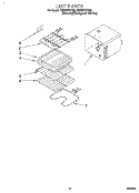 UNIT Diagram and Parts List for RB760PXYB6  Whirlpool Wall Oven