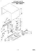 CABINET Diagram and Parts List for KCMS122YBL0  KitchenAid Microwave