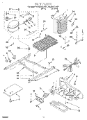 UNIT Diagram and Parts List for 4ED20ZKXDN01  Whirlpool Refrigerator