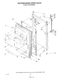 REFRIGERATOR DOOR , NOT ILLUSTRATED Diagram and Parts List for ET18GKXSW04  Whirlpool Refrigerator