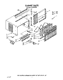 CABINET, LIT/OPTIONAL Diagram and Parts List for AC1012XM2  Whirlpool Air Conditioner