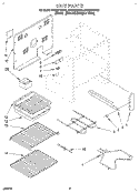 UNIT Diagram and Parts List for RF364PSBN0  Whirlpool Range