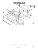 FREEZER DOOR Diagram and Parts List for RT14DCYVW01  Roper Refrigerator