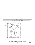 MISCELLANEOUS Diagram and Parts List for KAWE460WWH2  KitchenAid Washer