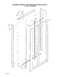 CABINET TRIMS AND BREAKER TRIM Diagram and Parts List for KSSS36MWX00  KitchenAid Refrigerator