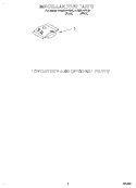 MISCELLANEOUS, LIT/OPTIONAL Diagram and Parts List for DU850DWGB0  Whirlpool Dishwasher