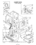Part Location Diagram of 689531 Whirlpool Upper Front Panel (Golden Harvest)