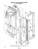 Part Location Diagram of 946359 Whirlpool Track, Divider (Top)