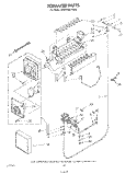 ICE MAKER Diagram and Parts List for 4KSRT26DTW00  KitchenAid Refrigerator