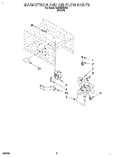MAGNETRON AND AIR FLOW, OPTIONAL Diagram and Parts List for RM765PXBB2  Whirlpool Wall Oven