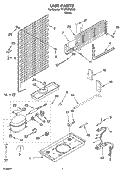 UNIT PARTS Diagram and Parts List for TT18TKRMS03  Estate Refrigerator