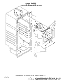 LINER Diagram and Parts List for RT14DCYVW01  Roper Refrigerator