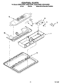 CONTROL PARTS Diagram and Parts List for GC5NHAXSY01  Whirlpool Refrigerator