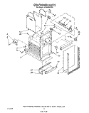 CONTAINER Diagram and Parts List for JJTU8100XTP0  Whirlpool Trash Compactor