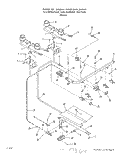 BURNER SECTION Diagram and Parts List for 1835^3A  Whirlpool Range