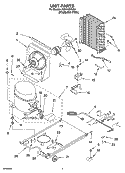 UNIT PARTS Diagram and Parts List for KUIA18NNJS4  KitchenAid Ice Maker