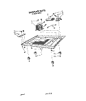 BASE PLATE Diagram and Parts List for MW5571  Roper Microwave