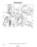 SECTION Diagram and Parts List for LE8600XWN0  Whirlpool Dryer