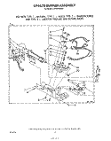 694670 BURNER Diagram and Parts List for LG7001XSW0  Whirlpool Dryer