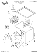 SECTION Diagram and Parts List for EH100FXJW01  Whirlpool Freezer