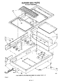 BURNER BOX , LITERATURE AND OPTIONAL Diagram and Parts List for SC8900EMH0  Whirlpool Cooktop