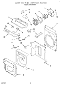 Part Location Diagram of 789635 Whirlpool DOOR-EXHST