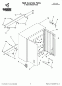 Part Location Diagram of W10238968 Whirlpool HNDLE-DOOR